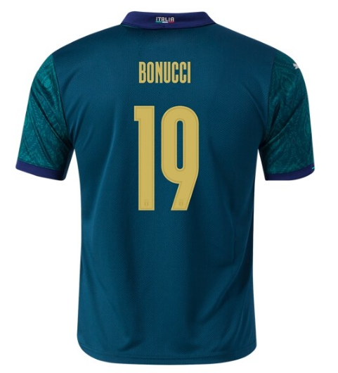 2020 EURO Italy Football Kit Third Soccer Jersey Leonardo Bonucci 19